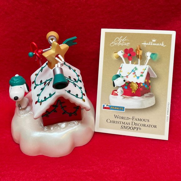 Snoopy's Decorated Dog House Hallmark Ornament. - Picture 2 of 8